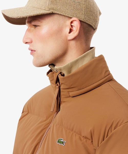 LACOSTE（ラコステ）の「撥水 防風 テクニカルファブリック ボリュームダウンフーデッドジャケット（ダウンジャケット/コート・メンズ・ブラック/オリーブ/キャメル・48/46/52/50/54）」の17枚目の写真