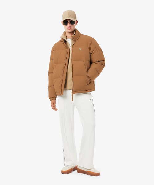 LACOSTE（ラコステ）の「撥水 防風 テクニカルファブリック ボリュームダウンフーデッドジャケット（ダウンジャケット/コート・メンズ・ブラック/オリーブ/キャメル・48/46/52/50/54）」の7枚目の写真