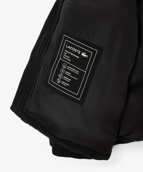 LACOSTE（ラコステ）の「撥水 防風 テクニカルファブリック ボリュームダウンフーデッドジャケット（ダウンジャケット/コート・メンズ・ブラック/オリーブ/キャメル・48/46/52/50/54）」の11枚目の写真