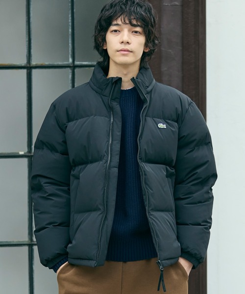 撥水 防風 テクニカルファブリック ボリュームダウンフーデッド