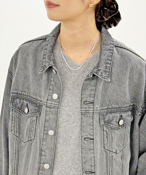 RIVE DROITE（リヴドロワ）の「【R.good(アールドットグッド)】レイヤードショートネックレス（ネックレス・レディース・ゴールド/シルバー・FREE）」の4枚目の写真