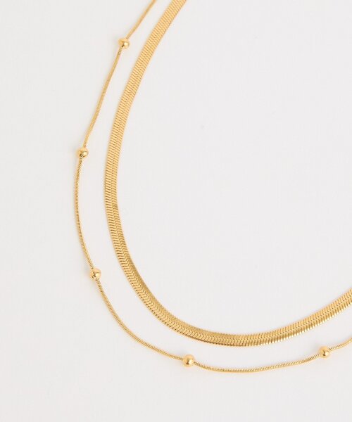RIVE DROITE（リヴドロワ）の「【R.good(アールドットグッド)】レイヤードショートネックレス（ネックレス・レディース・ゴールド/シルバー・FREE）」の9枚目の写真