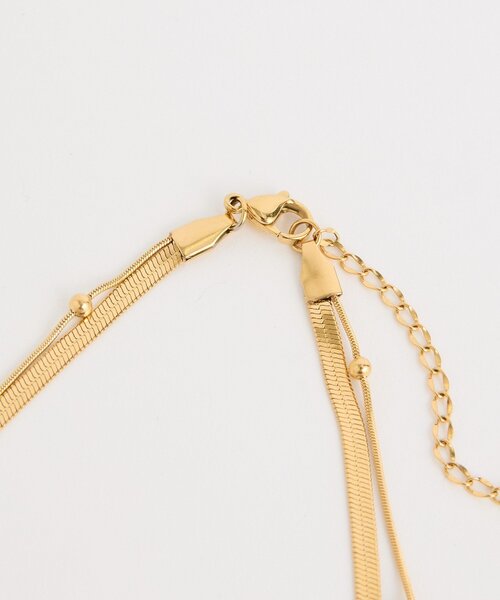 RIVE DROITE（リヴドロワ）の「【R.good(アールドットグッド)】レイヤードショートネックレス（ネックレス・レディース・ゴールド/シルバー・FREE）」の10枚目の写真