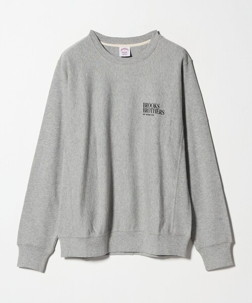 BROOKS BROTHERS（ブルックスブラザーズ）の「＜Brooks Brothers＞ロゴ クルーネック スウェットシャツ（スウェット・メンズ・グレー系/ブラック・S/M/L）」の9枚目の写真