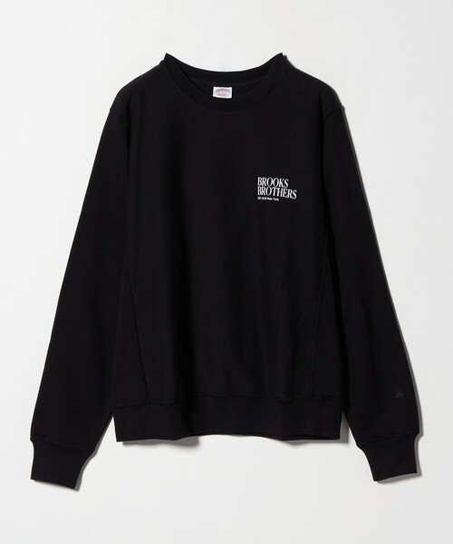 セール】＜Brooks Brothers＞ロゴ クルーネック スウェットシャツ