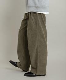 SENSE OF PLACE by URBAN RESEARCH | ブロックコーデュロイワイドスラックス(その他パンツ)