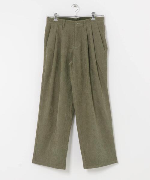 セール】ブロックコーデュロイワイドスラックス（その他パンツ