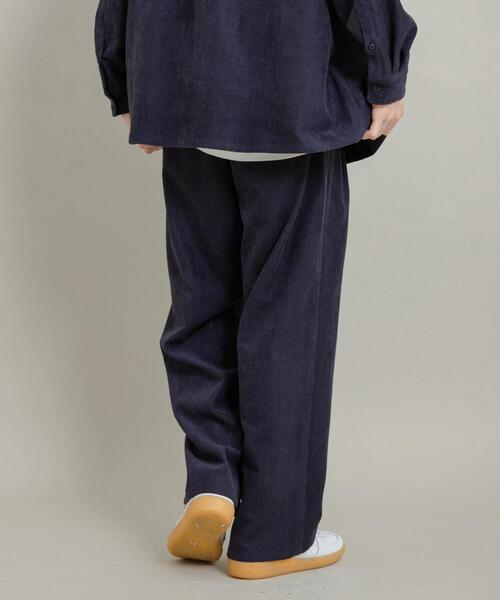 SENSE OF PLACE by URBAN RESEARCH(センスオブプレイスバイアーバンリサーチ)の「ブロックコーデュロイワイドスラックス(その他パンツ・メンズ・ネイビー/ブラウン/カーキ・LARGE/MEDIUM)」の8枚目の写真