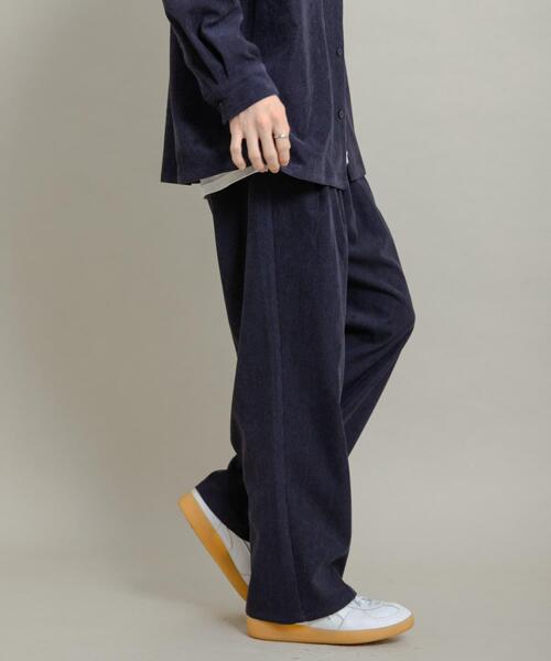 SENSE OF PLACE by URBAN RESEARCH(センスオブプレイスバイアーバンリサーチ)の「ブロックコーデュロイワイドスラックス(その他パンツ・メンズ・ネイビー/ブラウン/カーキ・LARGE/MEDIUM)」の9枚目の写真