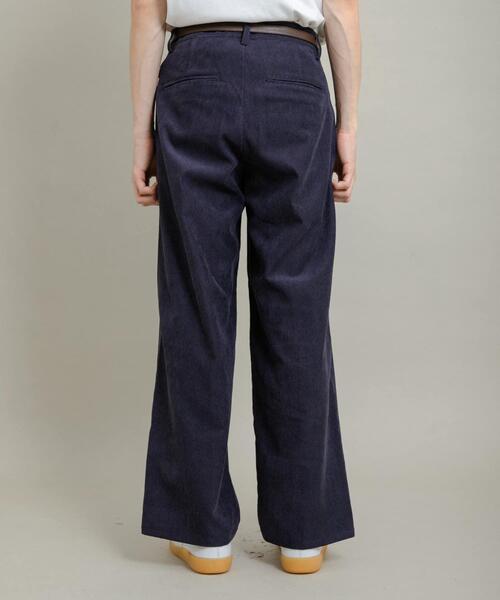 SENSE OF PLACE by URBAN RESEARCH(センスオブプレイスバイアーバンリサーチ)の「ブロックコーデュロイワイドスラックス(その他パンツ・メンズ・ネイビー/ブラウン/カーキ・LARGE/MEDIUM)」の14枚目の写真