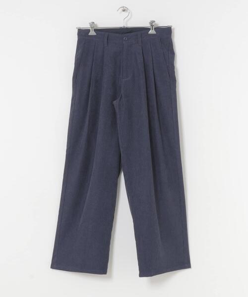 SENSE OF PLACE by URBAN RESEARCH(センスオブプレイスバイアーバンリサーチ)の「ブロックコーデュロイワイドスラックス(その他パンツ・メンズ・ネイビー/ブラウン/カーキ・LARGE/MEDIUM)」の15枚目の写真