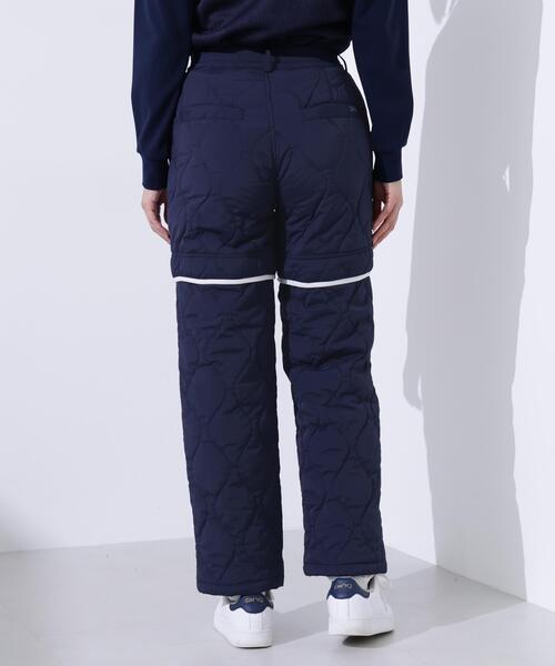 【ホワイト】全方向ストレッチキルティングタフタ2WAYパンツ <LADIES LINE> (LADIES) セール】【PING APPAREL】全方向ストレッチキルティングタフタ2WAY