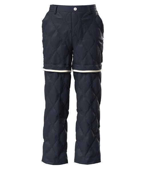 【ネイビー】全方向ストレッチキルティングタフタ2WAYパンツ <LADIES LINE> (LADIES) PING（ピン） パンツ 「PING APPAREL」全方向ストレッチキルティング