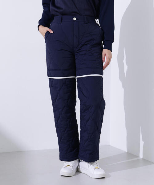 PING APPAREL】全方向ストレッチキルティングタフタ2WAYパンツ