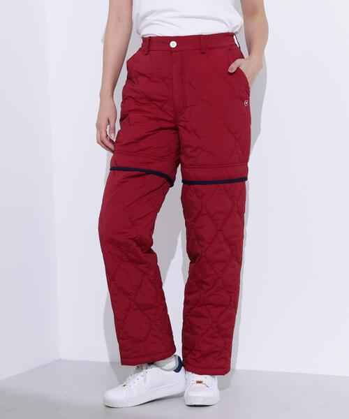 PING APPAREL】全方向ストレッチキルティングタフタ2WAYパンツ