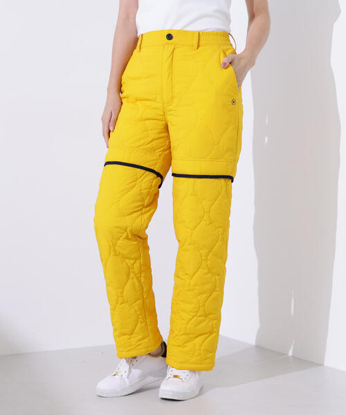 PING APPAREL】全方向ストレッチキルティングタフタ2WAYパンツ