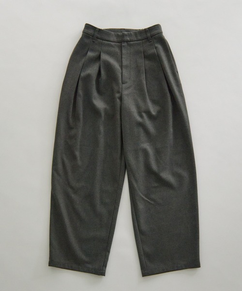 PUAL CE CIN（ピュアルセシン）の「【M/Lサイズ展開】ツータック起毛スラックスパンツ（スラックス・レディース・ベージュ/ブラウン/グレー・MEDIUM/LARGE）」の14枚目の写真