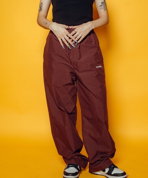 Subciety（サブサエティ）の「【WOMEN】Graph check pants（その他パンツ・レディース・ホワイト/バーガンディー/ブラック・FREE）」の21枚目の写真