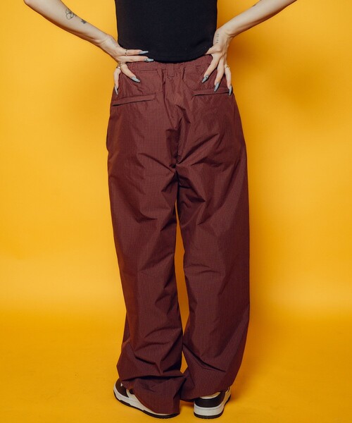 Subciety（サブサエティ）の「【WOMEN】Graph check pants（その他パンツ・レディース・ホワイト/バーガンディー/ブラック・FREE）」の19枚目の写真