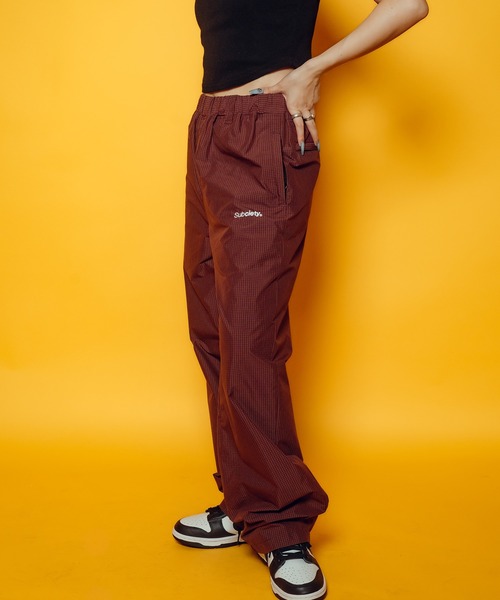 Subciety（サブサエティ）の「【WOMEN】Graph check pants（その他パンツ・レディース・ホワイト/バーガンディー/ブラック・FREE）」の4枚目の写真
