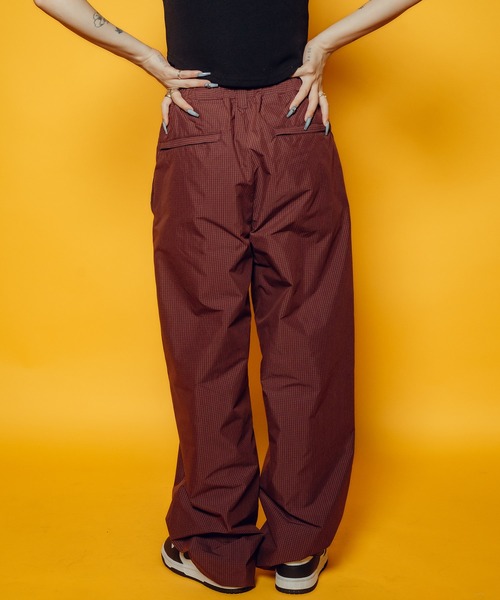 Subciety（サブサエティ）の「【WOMEN】Graph check pants（その他パンツ・レディース・ホワイト/バーガンディー/ブラック・FREE）」の5枚目の写真