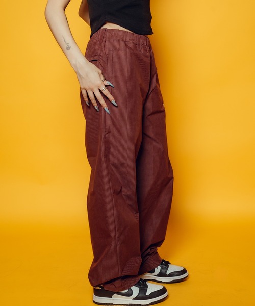 Subciety（サブサエティ）の「【WOMEN】Graph check pants（その他パンツ・レディース・ホワイト/バーガンディー/ブラック・FREE）」の6枚目の写真
