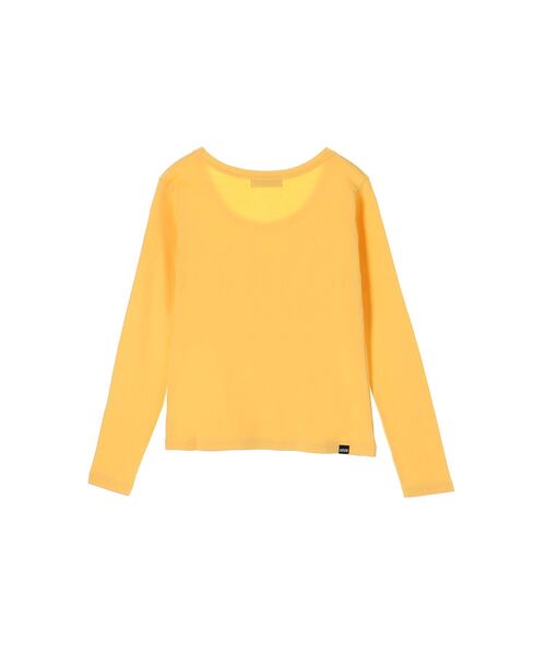 HYSTERIC GLAMOUR（ヒステリックグラマー）の「HYS STARS チビTシャツ（Tシャツ/カットソー・レディース・ブラック/ホワイト/イエロー・FREE）」の5枚目の写真