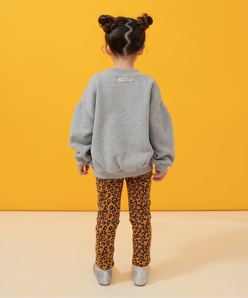 BREEZE（ブリーズ）の「【リンク/裏起毛】あったかバリエーショントレーナー_ジュニア対応（スウェット・キッズ・ピンク/グレー/オフホワイト/アイボリー・80/90/100/110/120/130/140）」の6枚目の写真