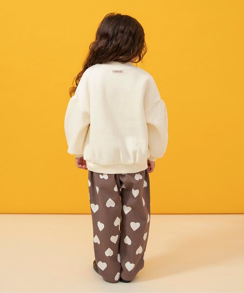 BREEZE（ブリーズ）の「【リンク/裏起毛】あったかバリエーショントレーナー_ジュニア対応（スウェット・キッズ・ピンク/グレー/オフホワイト/アイボリー・80/90/100/110/120/130/140）」の16枚目の写真