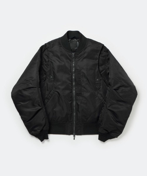 DAIWA PIER39（ダイワピア39）の「DAIWA PIER39 TECH 2WAY MA-1 DOWN JACKET BW-40025W（ダウンジャケット/コート・メンズ・カーキ/ブラック・LARGE/SMALL/MEDIUM/X-LARGE）」の11枚目の写真