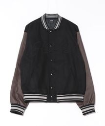 Hurley (ハーレー)の【Hurley:ハーレー】合皮レザーバーシティジャケット スタジャン オーバーサイズシルエット A. LEATHER JACKET(スタジャン)