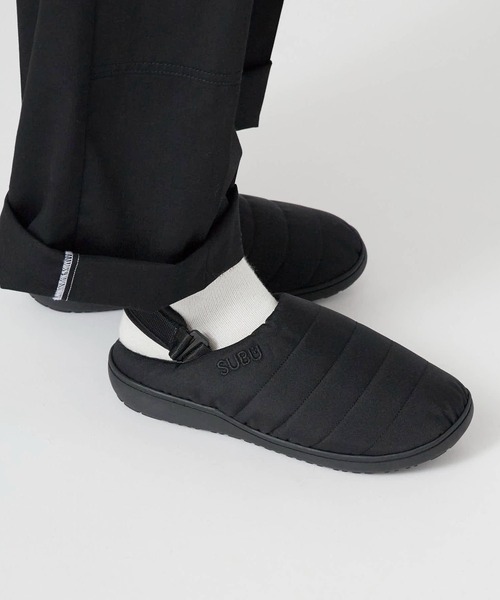 SUBU(スブ)の「SUBU/スブ NANNEN+H CORDURA コーデュラ 同色ロゴ サンダル(サンダル・メンズ・ブラック/カーキ・1/2/3)」の2枚目の写真