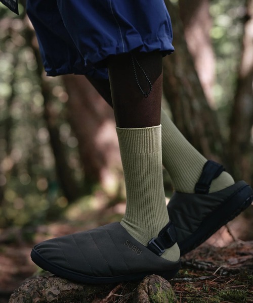 SUBU(スブ)の「SUBU/スブ NANNEN+H CORDURA コーデュラ 同色ロゴ サンダル(サンダル・メンズ・ブラック/カーキ・1/2/3)」の9枚目の写真