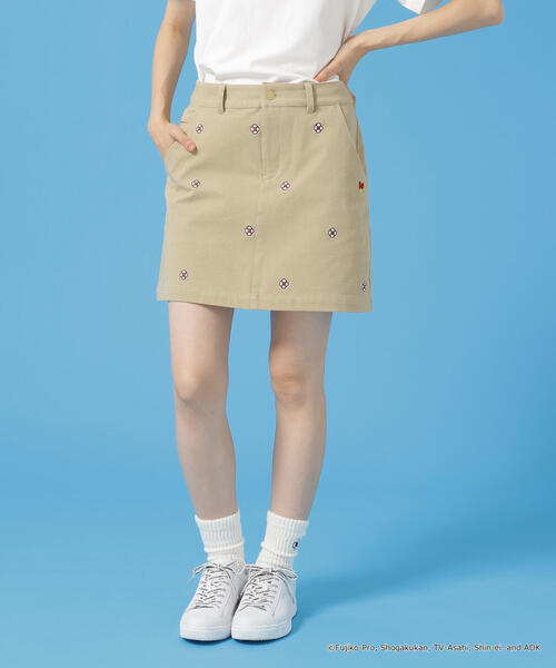 Jack Bunny!!(ジャックバニー)の「【Jack Bunny!!】【ドラえもん】2WAYストレッチツイル総柄スカート(スカート・レディース・ネイビー/ベージュ・MEDIUM/SMALL/LARGE)」の5枚目の写真