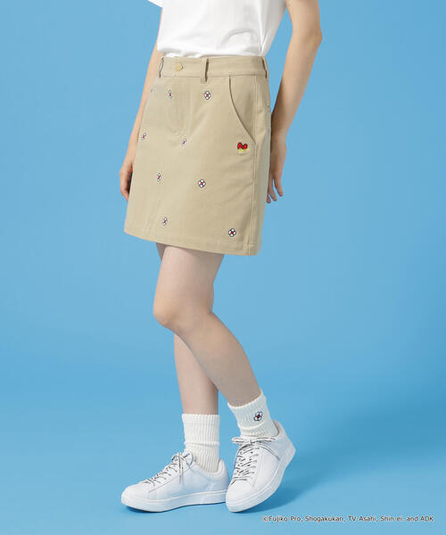 Jack Bunny!!(ジャックバニー)の「【Jack Bunny!!】【ドラえもん】2WAYストレッチツイル総柄スカート(スカート・レディース・ネイビー/ベージュ・MEDIUM/SMALL/LARGE)」の6枚目の写真