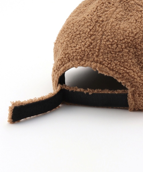 by LOVEiT（バイラビット）の「ボアキャップ（キャップ・キッズ・アイボリー/ブラック/ブラウン・M(54-56cm)/56-58cm）」の4枚目の写真