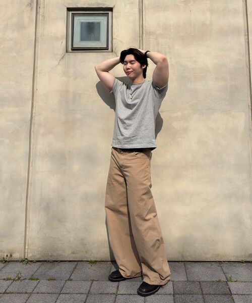 DNSR（ディーエヌエスアール）の「ツイル カーブ チノ パンツ ベージュ（その他パンツ・メンズ・その他・X-LARGE/LARGE/MEDIUM/SMALL）」の4枚目の写真