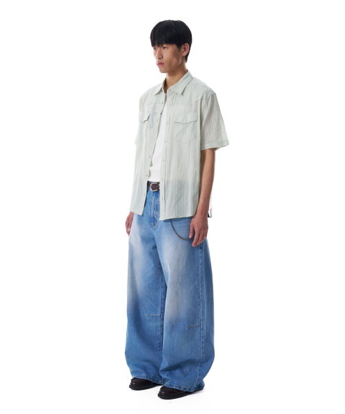 AAKAM（アーカム）の「Patterned Western Half Shirts (Green)（シャツ/ブラウス・レディース・その他・1/2）」の8枚目の写真