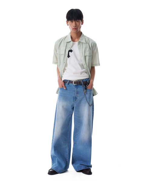 AAKAM（アーカム）の「Patterned Western Half Shirts (Green)（シャツ/ブラウス・レディース・その他・1/2）」の10枚目の写真