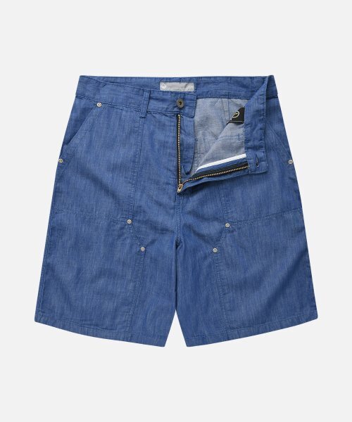 FRIZMWORKS(フリズムワークス)の「DENIM FATIGUE DOUBLE KNEE BERMUDA SHORTS _ LIGHT BLUE(その他パンツ・メンズ・その他・MEDIUM/LARGE)」の1枚目の写真