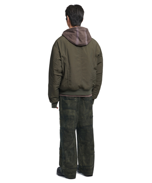 NOMANUAL（NOMANUAL）の「PAINTED CARGO PANTS - KHAKI（その他パンツ・レディース・その他・LARGE/SMALL/MEDIUM）」の4枚目の写真