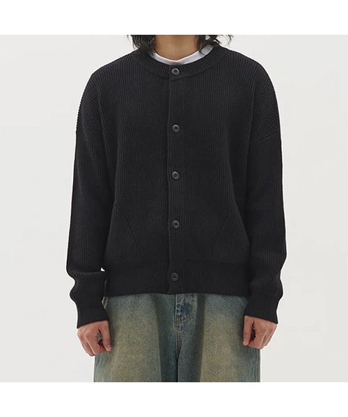 XERO(ゼロ)の「ラウンドネッククロップカーディガン(カーディガン/ボレロ・レディース・ブラック/Beige/ネイビー/ブラウン・MEDIUM/LARGE)」の2枚目の写真
