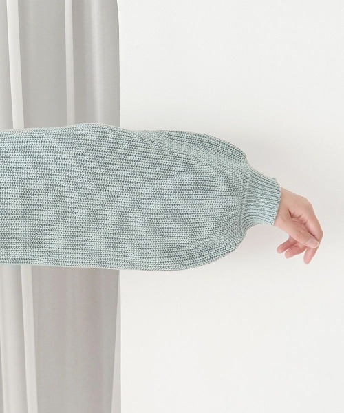 F i.n.t（フィント）の「フロントはしごプチリボンニットプルオーバー/fint フィント（ニット/セーター・レディース・ミント/アイボリー・FREE）」の9枚目の写真