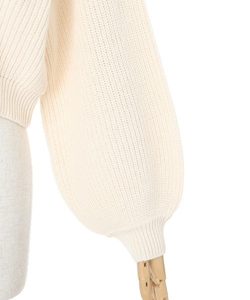 F i.n.t（フィント）の「フロントはしごプチリボンニットプルオーバー/fint フィント（ニット/セーター・レディース・ミント/アイボリー・FREE）」の16枚目の写真