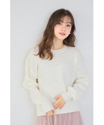 ビジュー パール」に該当するニット/セーターファッション通販 - ZOZOTOWN