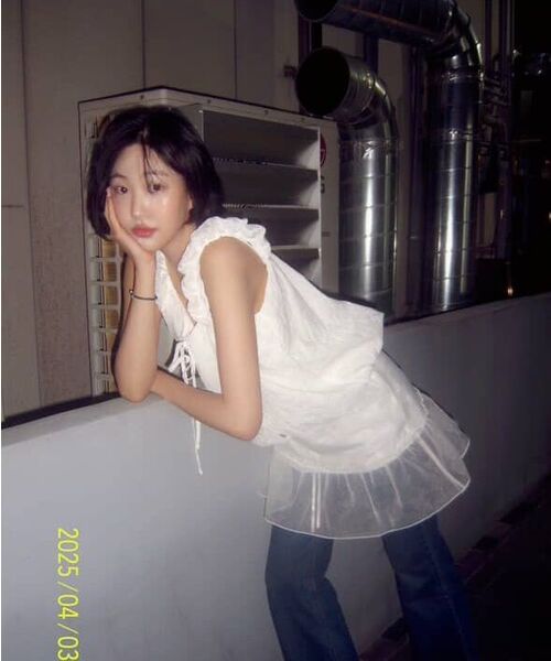 ROSEFRANTZ（ロゼフランツ）の「Sheer Layered Mini Dress [White]（ワンピース・レディース・ホワイト・OS）」の4枚目の写真