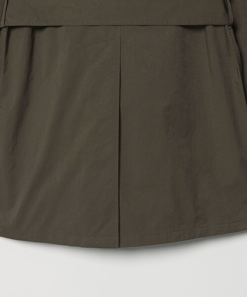 UNITED ARROWS（ユナイテッドアローズ）の「ピーチツイル バルマカーンコート 撥水（ステンカラーコート・メンズ・ダークブラウン/ブラック・XL/L/M/S）」の18枚目の写真