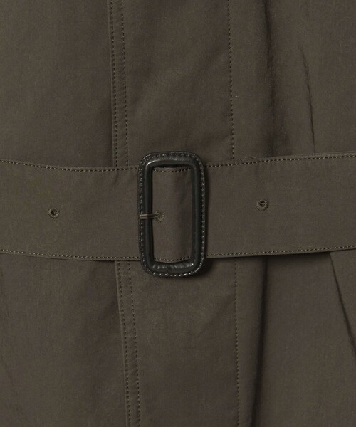 UNITED ARROWS（ユナイテッドアローズ）の「ピーチツイル バルマカーンコート 撥水（ステンカラーコート・メンズ・ダークブラウン/ブラック・XL/L/M/S）」の12枚目の写真