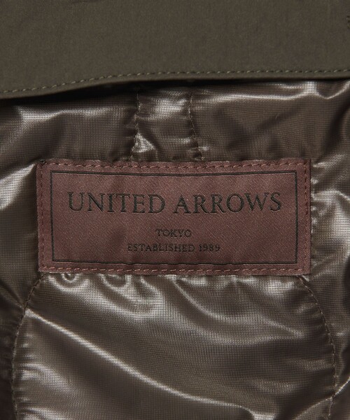 UNITED ARROWS（ユナイテッドアローズ）の「ピーチツイル バルマカーンコート 撥水（ステンカラーコート・メンズ・ダークブラウン/ブラック・XL/L/M/S）」の10枚目の写真