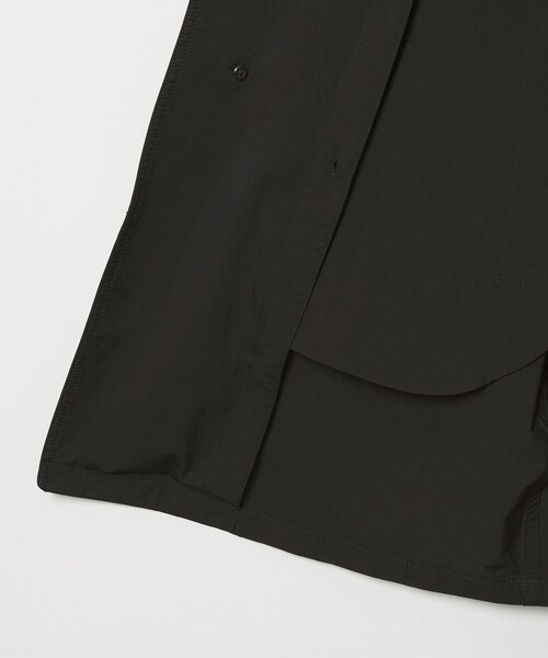 UNITED ARROWS（ユナイテッドアローズ）の「ピーチツイル バルマカーンコート 撥水（ステンカラーコート・メンズ・ダークブラウン/ブラック・XL/L/M/S）」の5枚目の写真